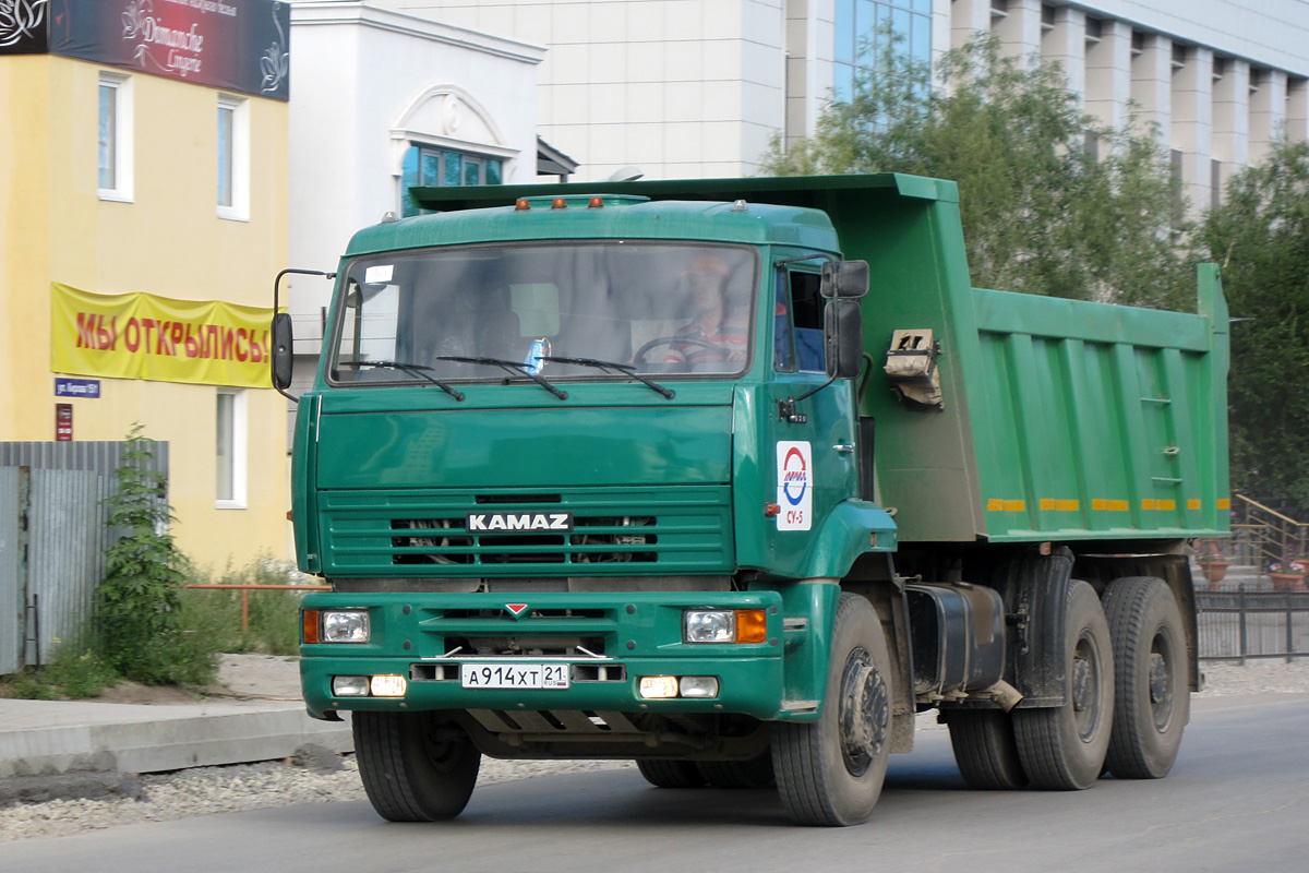 Чувашия, № А 914 ХТ 21 — КамАЗ-6520-06 [65200F]