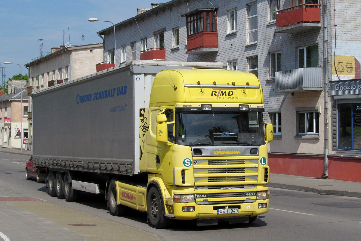 Литва, № CEH 949 — Scania ('1996) R124L