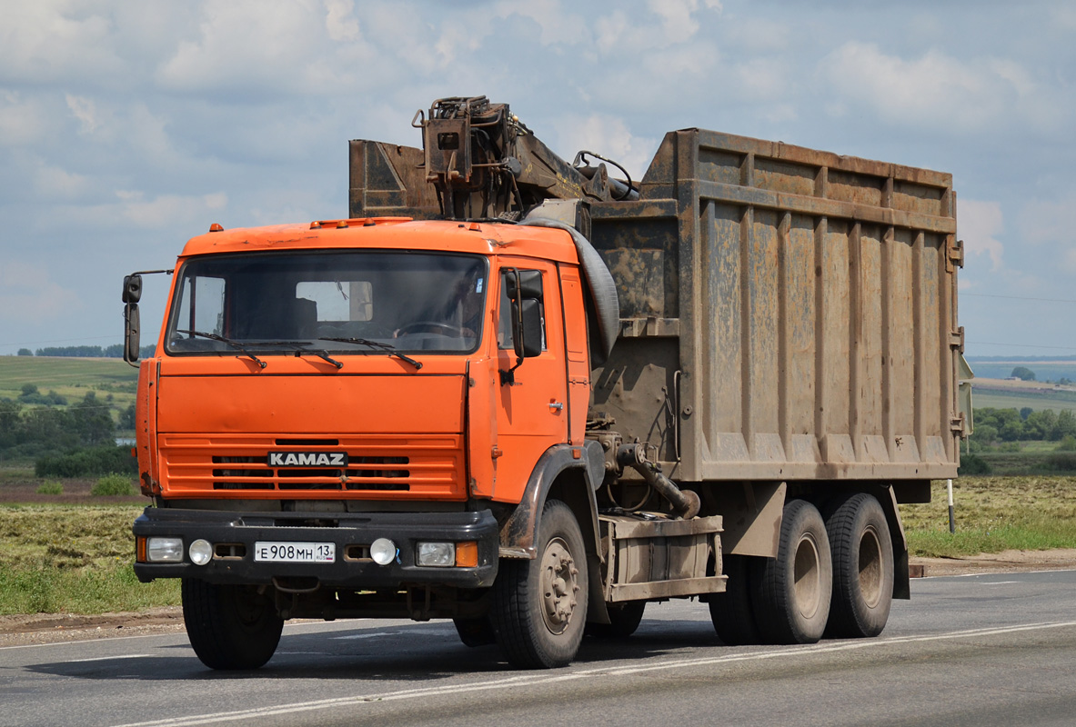 Мордовия, № Е 908 МН 13 — КамАЗ-65115-62