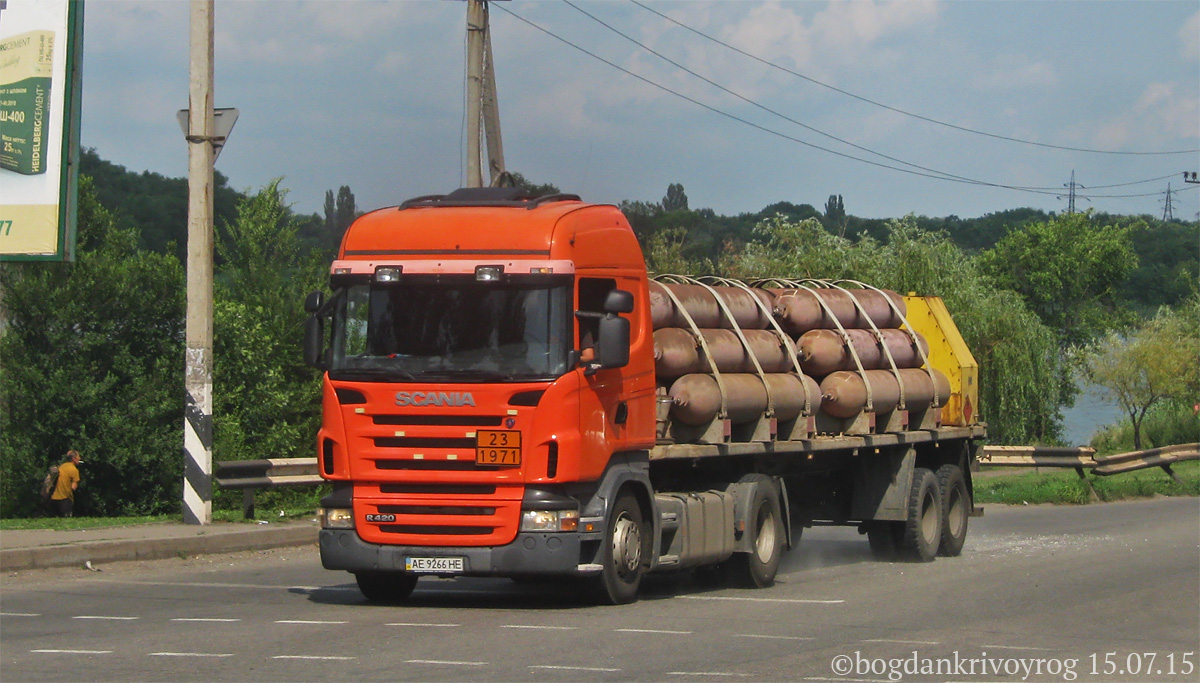 Днепропетровская область, № АЕ 9266 НЕ — Scania ('2004) R420 Днепропетровская область, № АЕ 9266 НЕ — Scania ('2004) R420