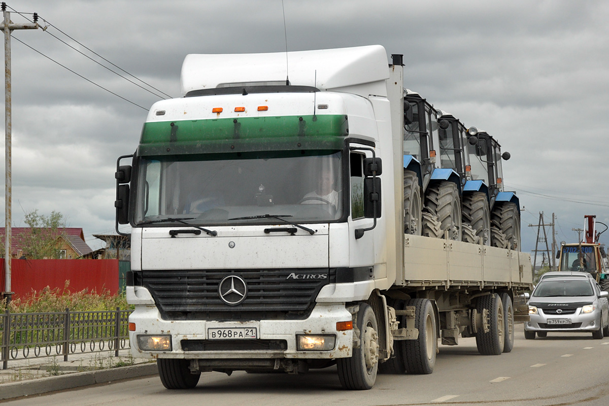 Чувашия, № В 968 РА 21 — Mercedes-Benz Actros ('1997)