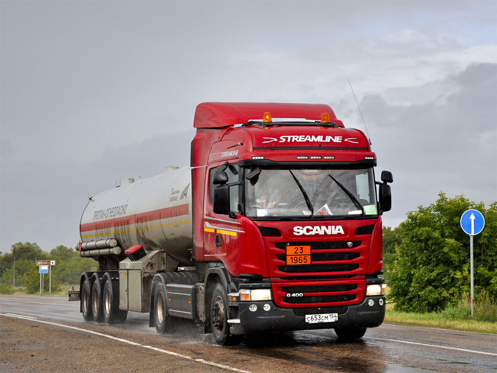 Новосибирская область, № С 653 СМ 154 — Scania ('2009) G400