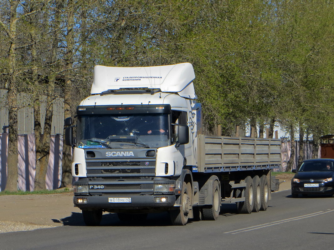 Кировская область, № В 018 МЕ 43 — Scania ('1996) P340