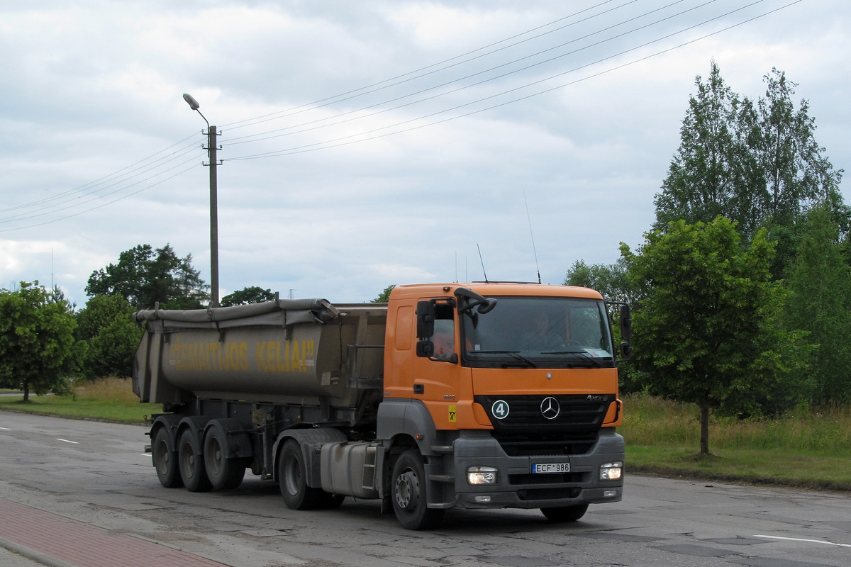 Литва, № ECF 896 — Mercedes-Benz Axor 1840