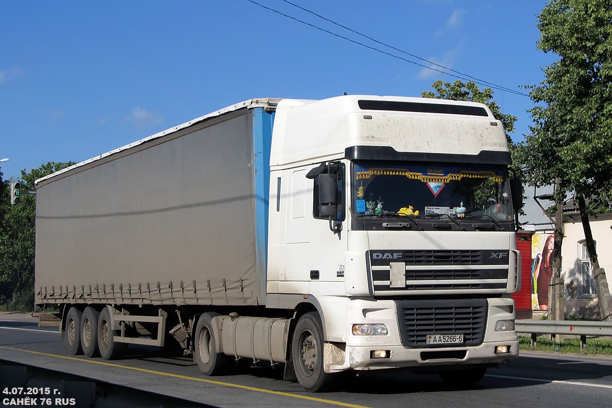 Могилёвская область, № АА 5266-6 — DAF XF95 FT