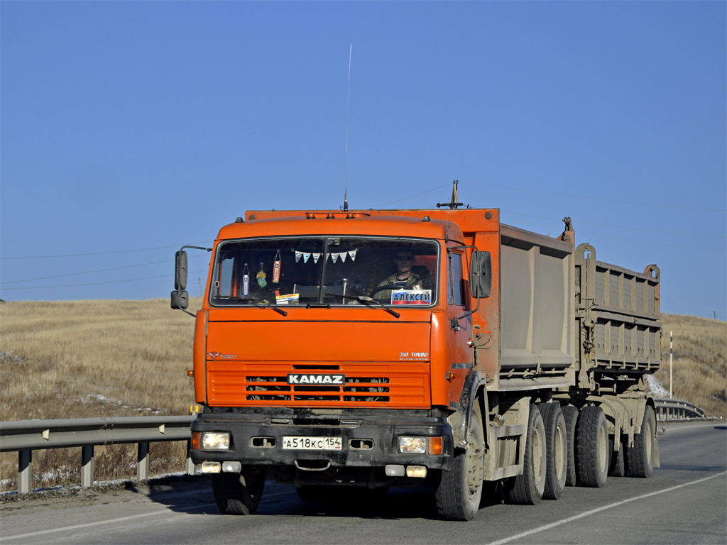 Новосибирская область, № А 518 КС 154 — КамАЗ-65115 [651150]