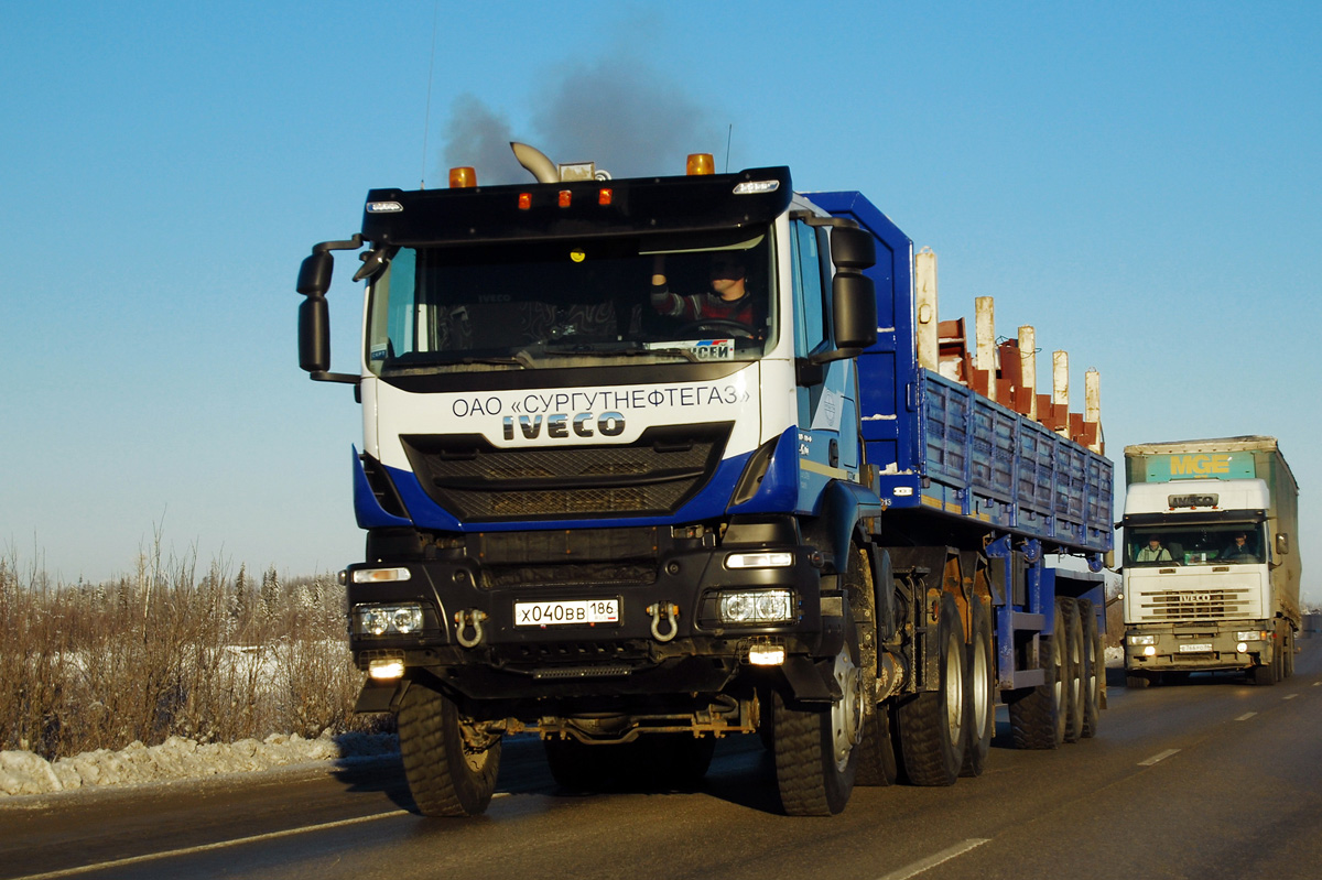 Ханты-Мансийский автоном.округ, № Х 040 ВВ 186 — IVECO-AMT Trakker ('2013)