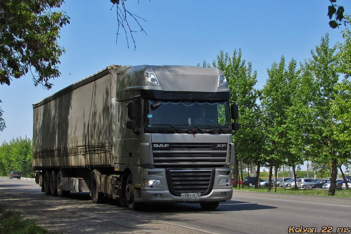 Тюменская область, № Н 684 НЕ 72 — DAF XF105 FT