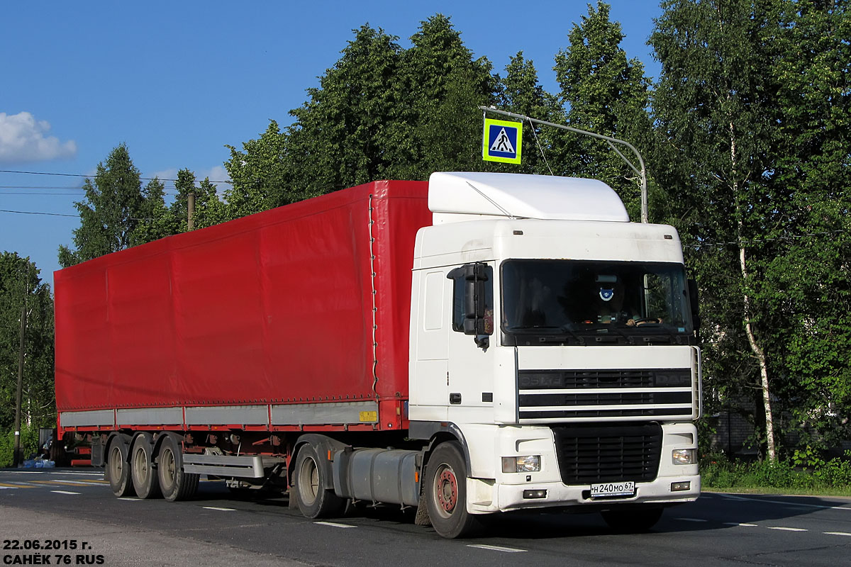 Смоленская область, № Н 240 МО 67 — DAF 95XF FT