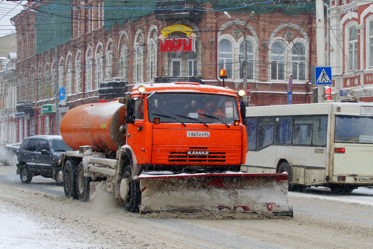Саратовская область, № Т 863 КХ 64 — КамАЗ-65115 (общая модель)