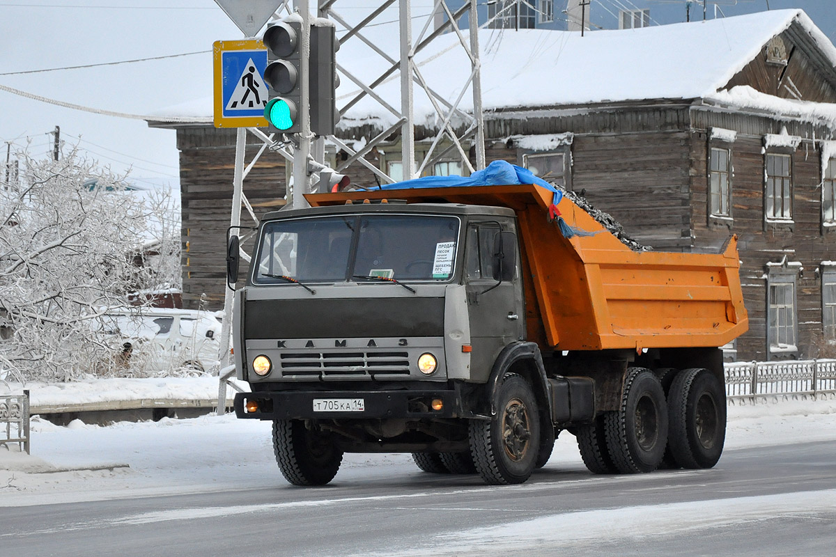 Саха (Якутия), № Т 705 КА 14 — КамАЗ-55111 [551110]