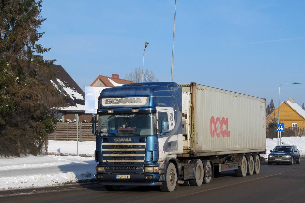 Литва, № FDP 131 — Scania ('1996) R124L Литва, № FDP 131 — Scania ('1996) R124L