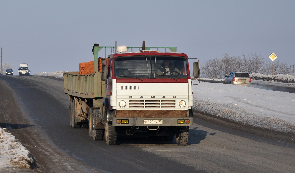 Омская область, № С 490 ЕУ 55 — КамАЗ-5410