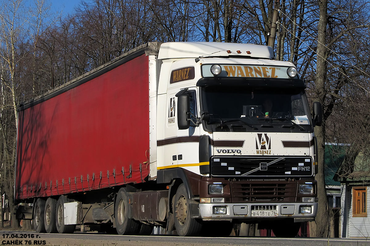 Ярославская область, № В 418 ТЕ 76 — Volvo ('1993) FH12.380