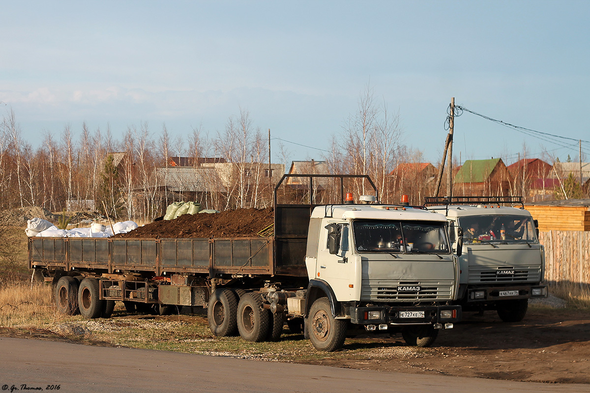 Саха (Якутия), № Е 727 КЕ 14 — КамАЗ-54115 [541150]