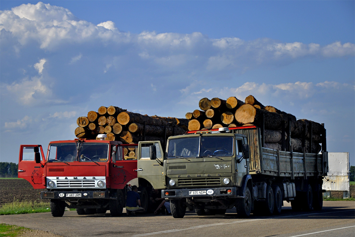 Восточно-Казахстанская область, № F 835 NDM — КамАЗ-5410