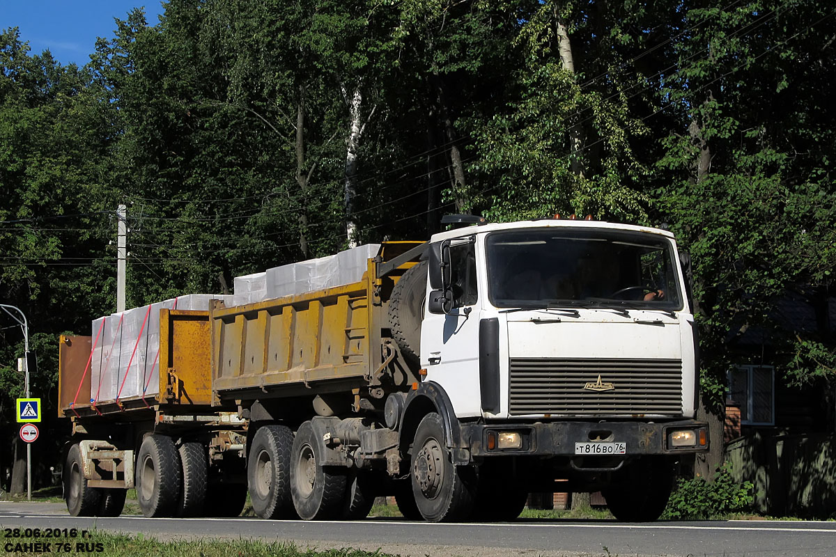 Ярославская область, № Т 816 ВО 76 — МАЗ-5516A5