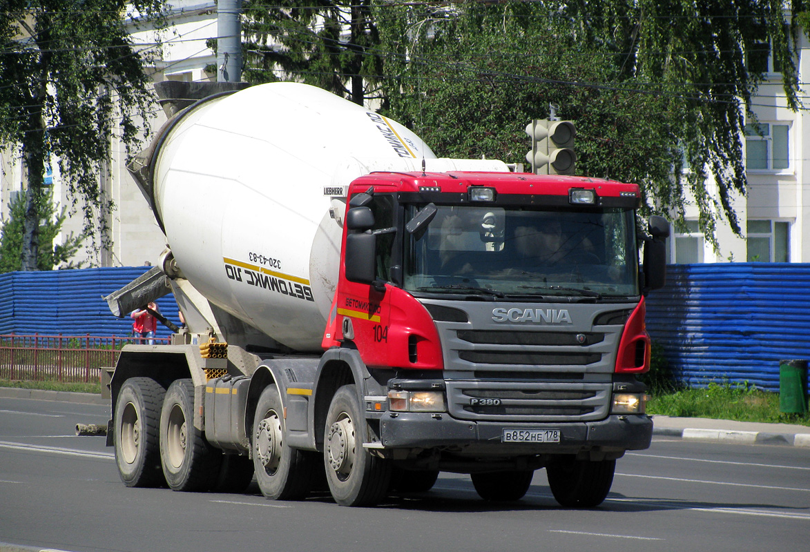 Санкт-Петербург, № В 852 НЕ 178 — Scania ('2009) G380