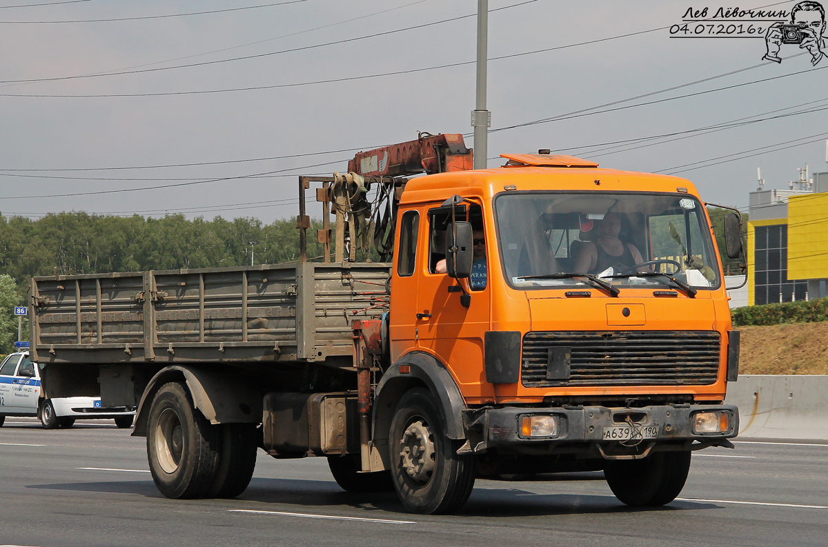 Московская область, № А 639 КМ 190 — Mercedes-Benz NG (общ. мод.)