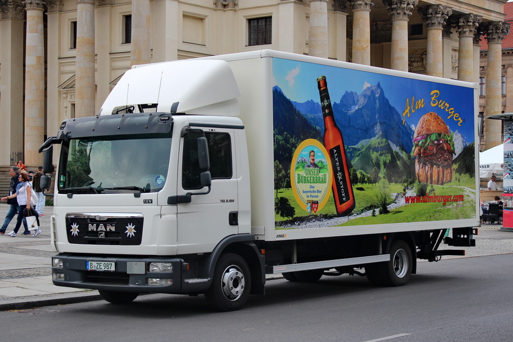 Германия, № B-ZE 987 — MAN TGL 8.180