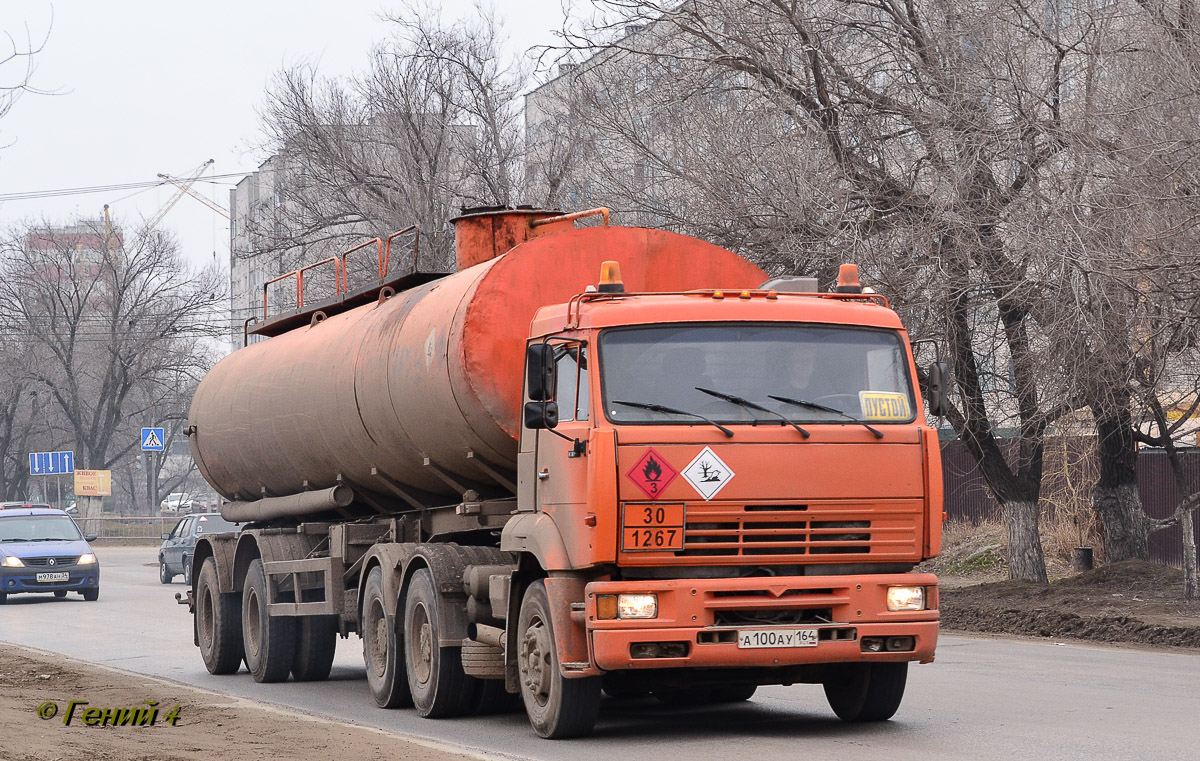 Саратовская область, № А 100 АУ 164 — КамАЗ-6460 [646000]