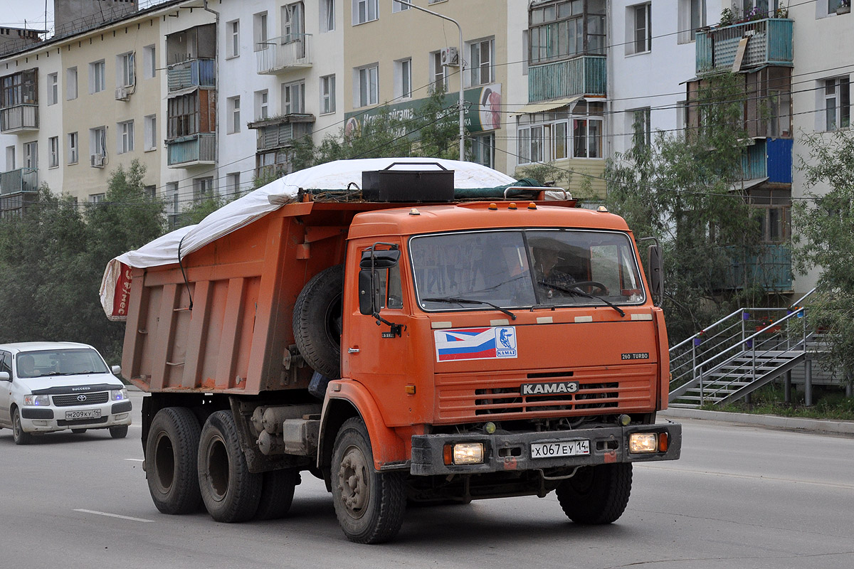 Саха (Якутия), № Х 067 ЕУ 14 — КамАЗ-65115-13 [65115N]