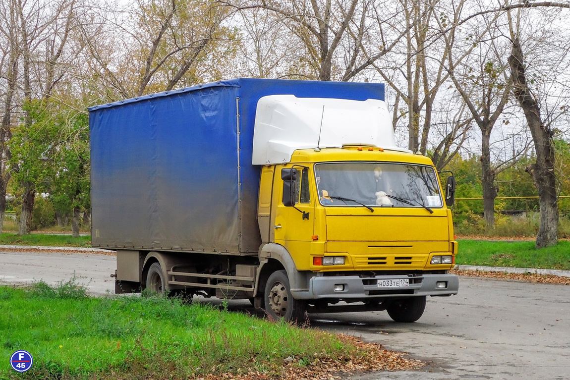 Челябинская область, № Н 033 ТЕ 174 — КамАЗ-4308 [430800]