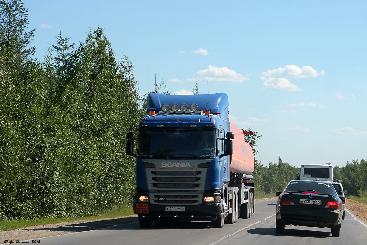 Саха (Якутия), № М 726 КУ 14 — Scania ('2013) G400