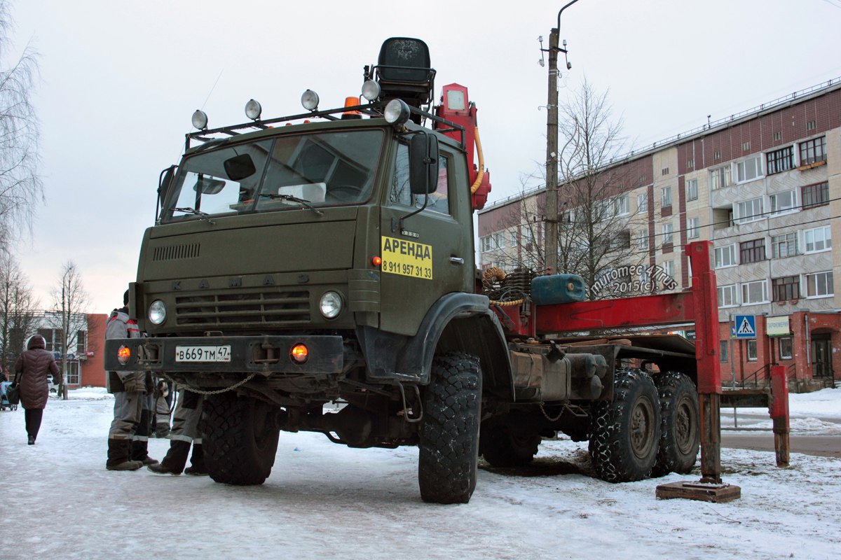 Ленинградская область, № В 669 ТМ 47 — КамАЗ-43105