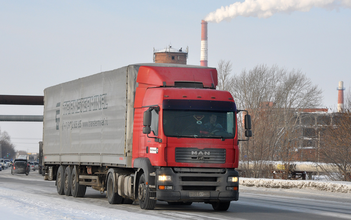 Башкортостан, № М 205 ХР 102 — MAN TGA 19.390