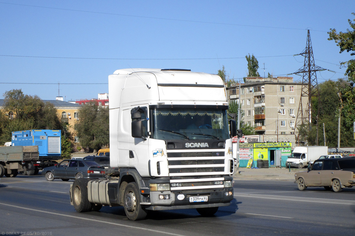 Саратовская область, № Т 339 РА 64 — Scania ('1996) R124G