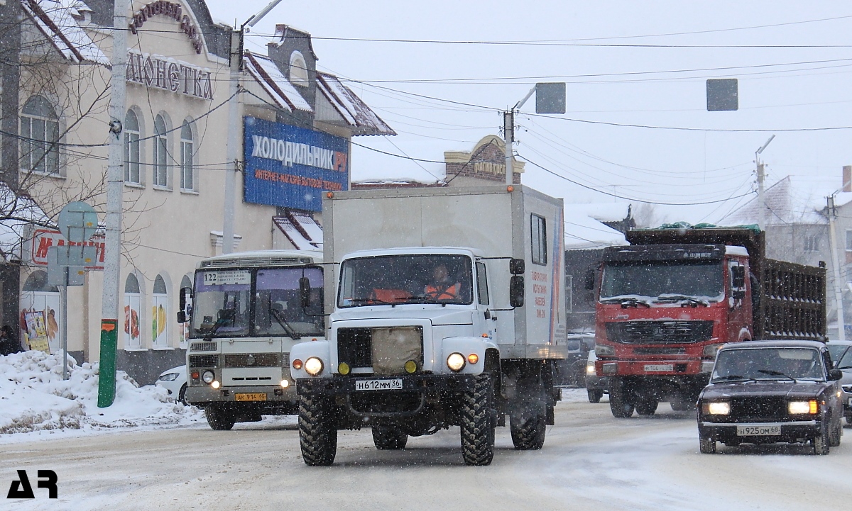 Воронежская область, № Н 612 ММ 36 — ГАЗ-3308 «Садко»