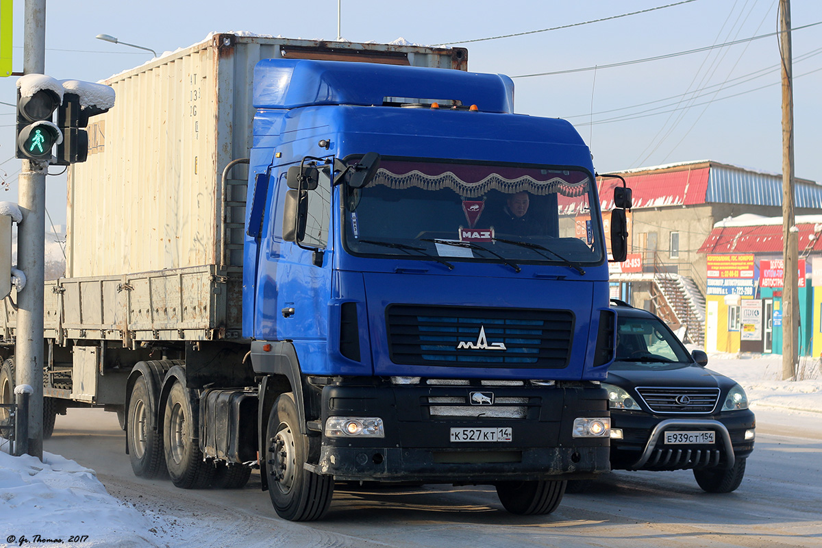 Саха (Якутия), № К 527 КТ 14 — МАЗ-643019