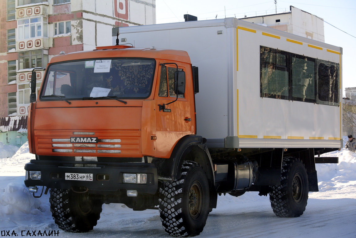 Сахалинская область, № М 383 НР 65 — КамАЗ-4326-15 [43260R]