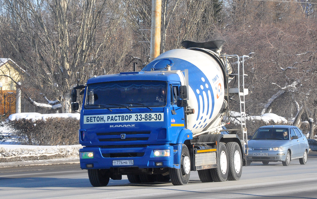 Омская область, № Т 776 МВ 55 — КамАЗ-65115-A4(23)