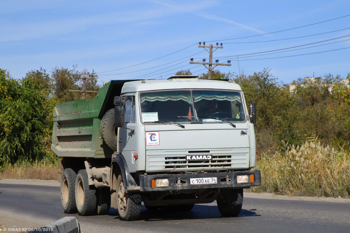 Волгоградская область, № С 100 АЕ 34 — КамАЗ-55111-01 [55111A]