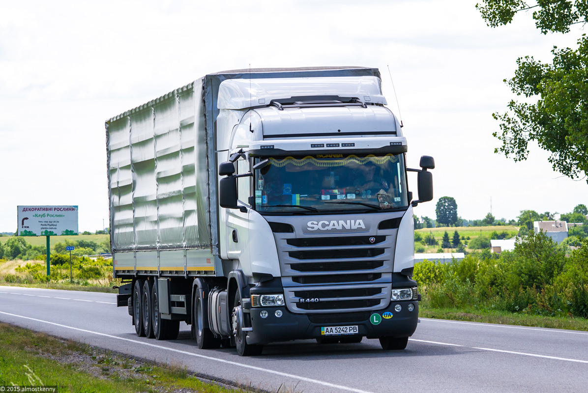 Закарпатская область, № АА 5242 РВ — Scania ('2013) R440