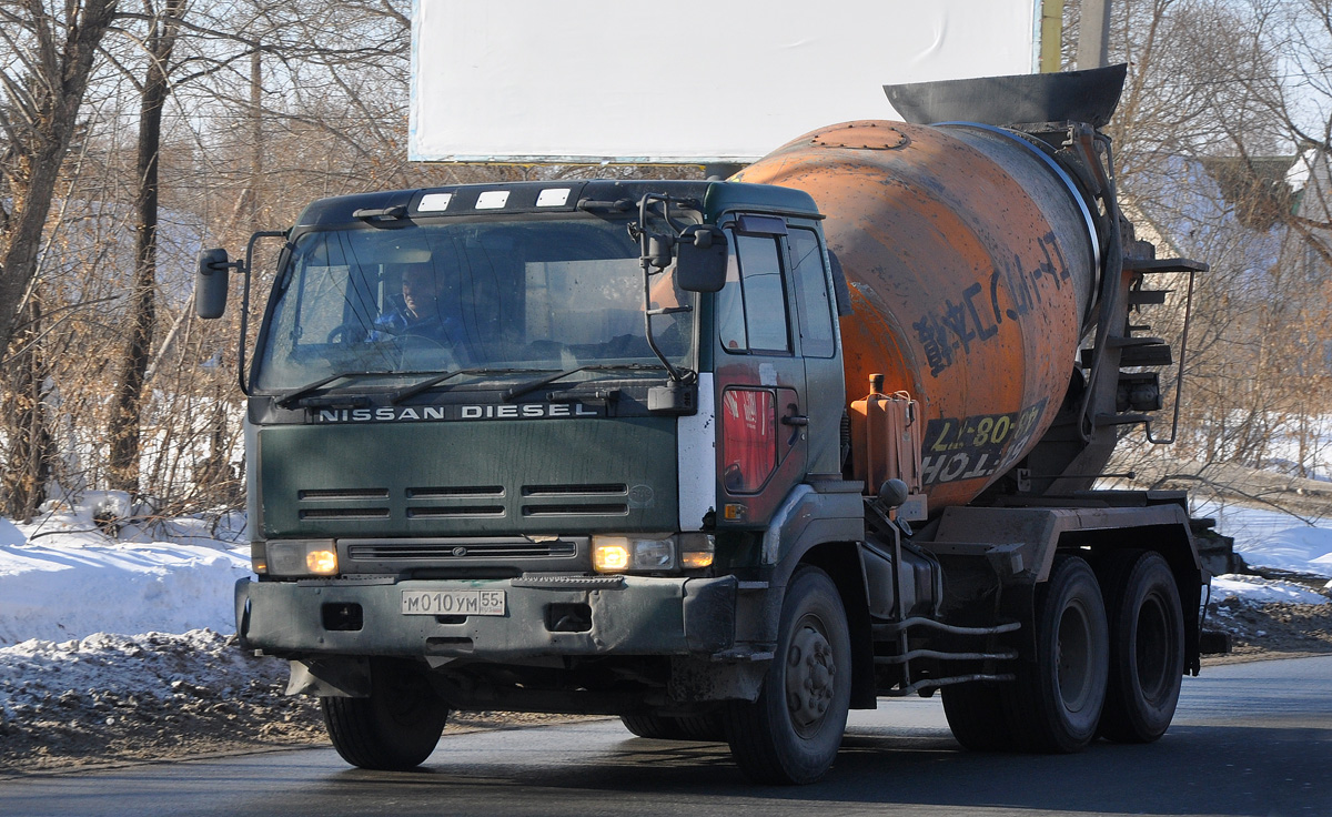 Омская область, № М 010 УМ 55 — Nissan Diesel (общая модель) Омская область, № М 010 УМ 55 — Nissan Diesel (общая модель)