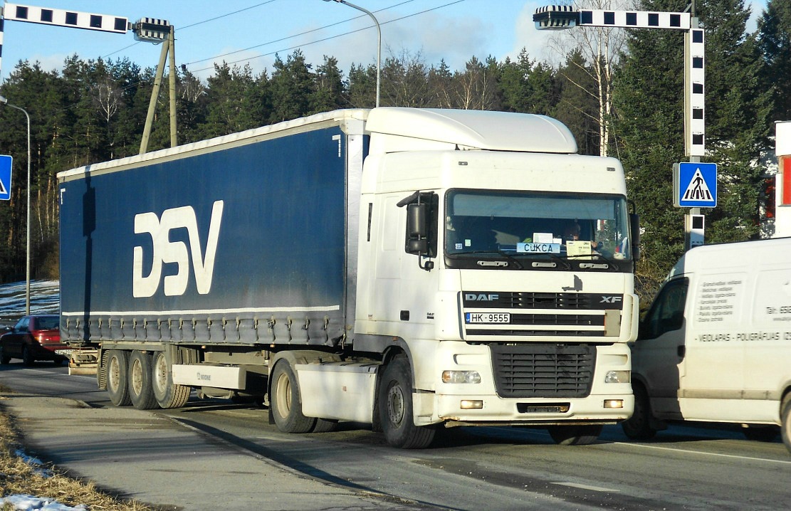 Латвия, № HK-9555 — DAF XF95 FT Латвия, № HK-9555 — DAF XF95 FT