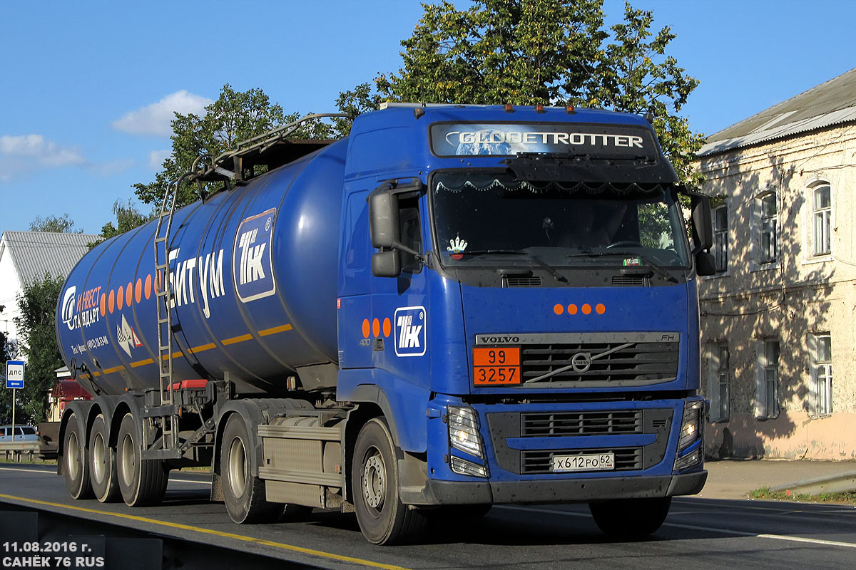 Рязанская область, № Х 612 РО 62 — Volvo ('2008) FH.400 [X9P]