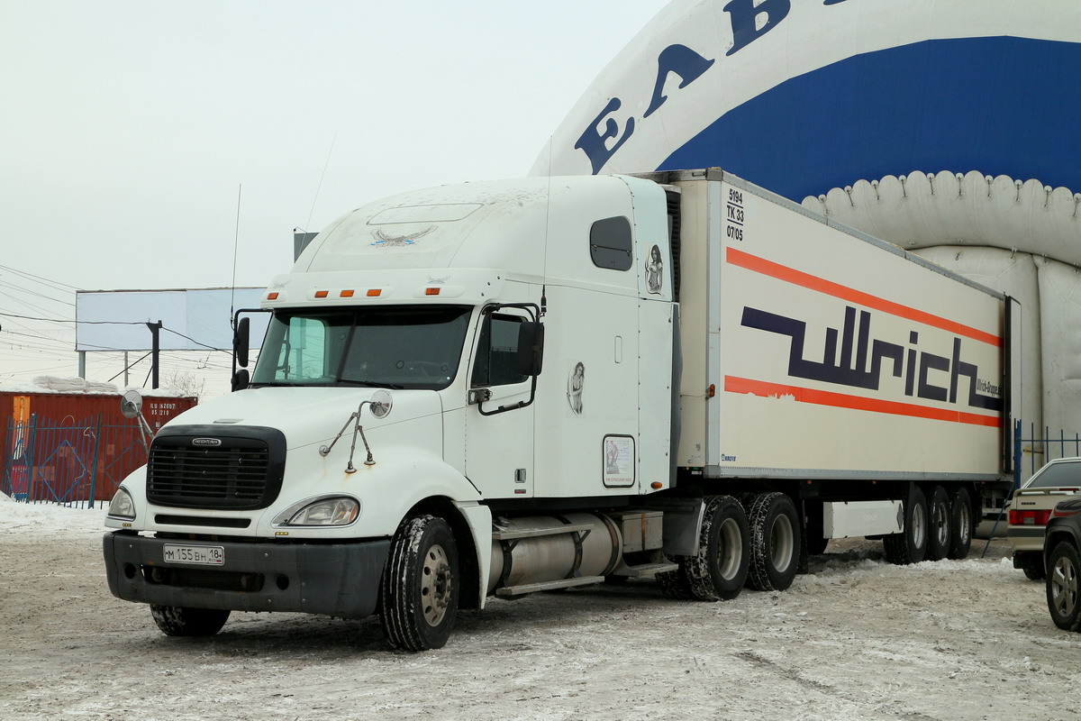 Удмуртия, № М 155 ВН 18 — Freightliner Columbia