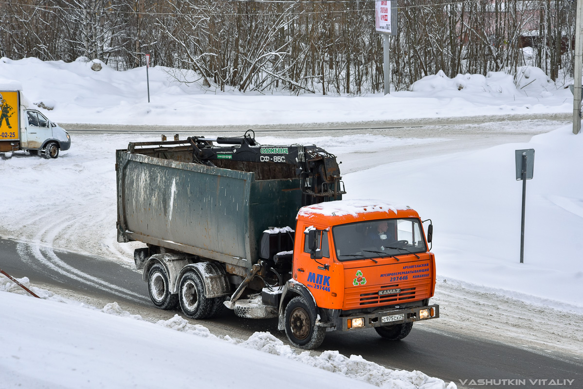 Архангельская область, № С 975 СХ 29 — КамАЗ-53215 [532150]