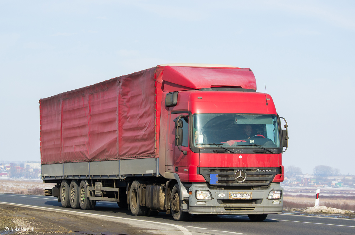 Закарпатская область, № АО 1650 АЕ — Mercedes-Benz Actros ('2003) 1841