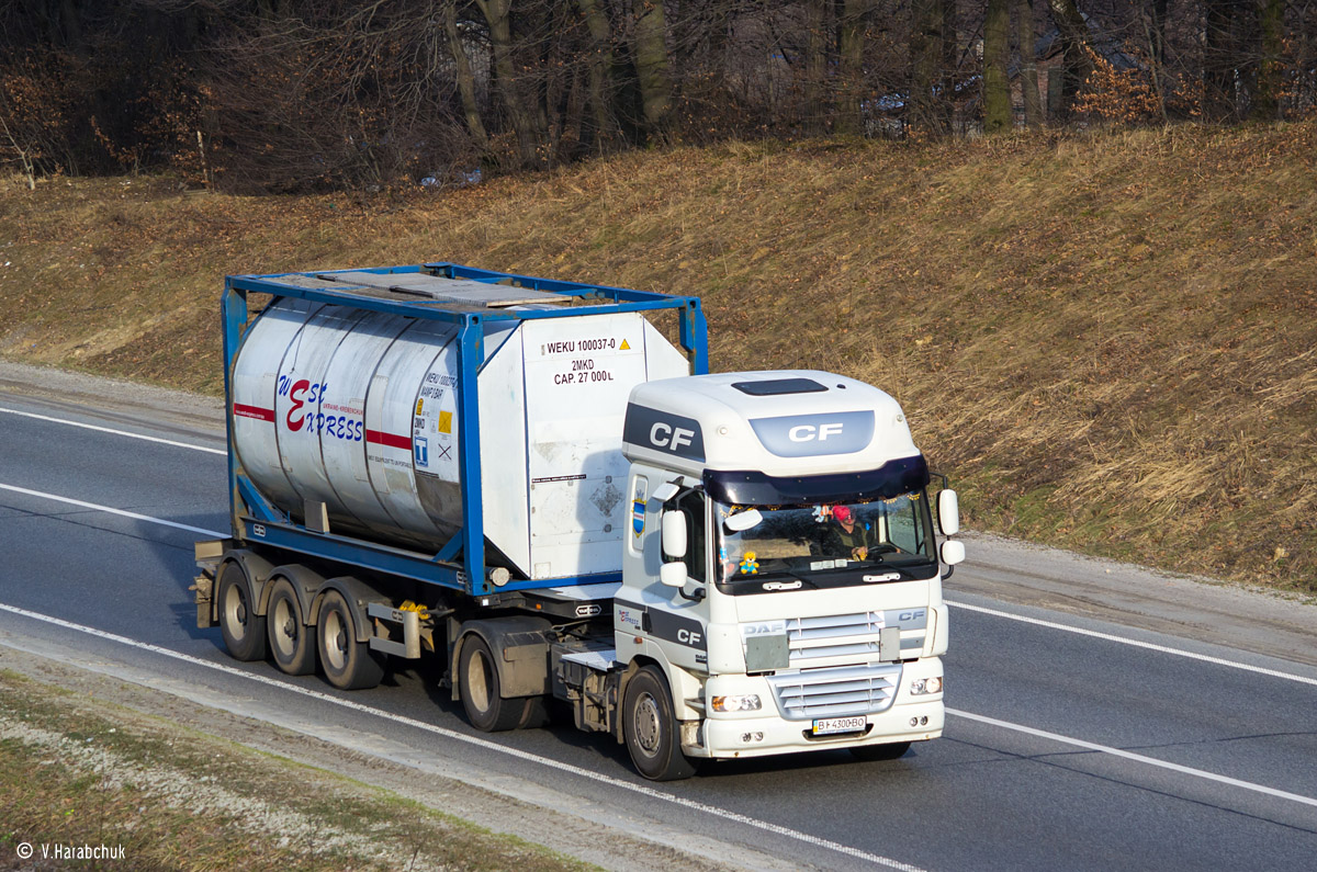Полтавская область, № ВІ 4300 ВО — DAF CF85 FT