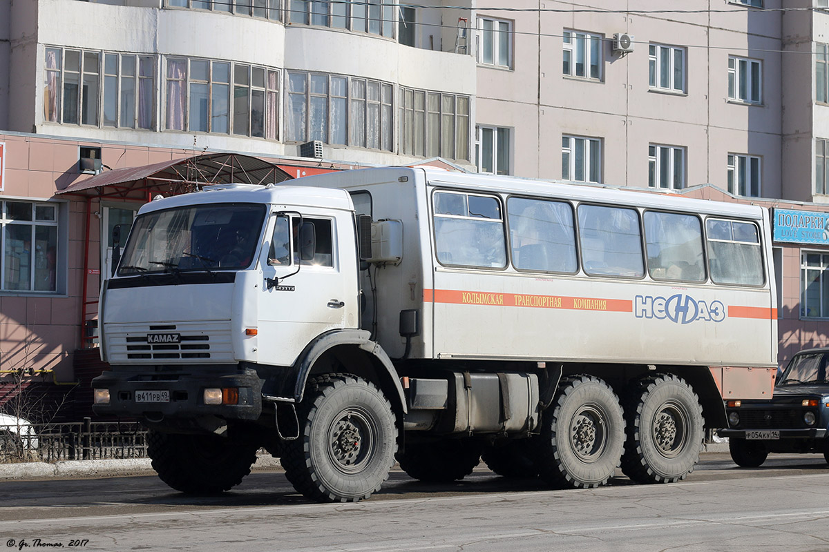 Магаданская область, № В 411 РВ 49 — КамАЗ-43114-15 [43114R]