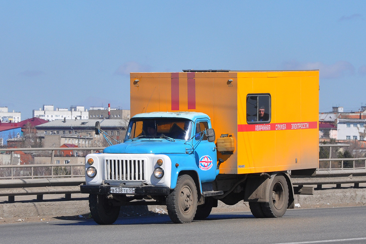 Омская область, № В 538 ТЕ 55 — ГАЗ-52-01