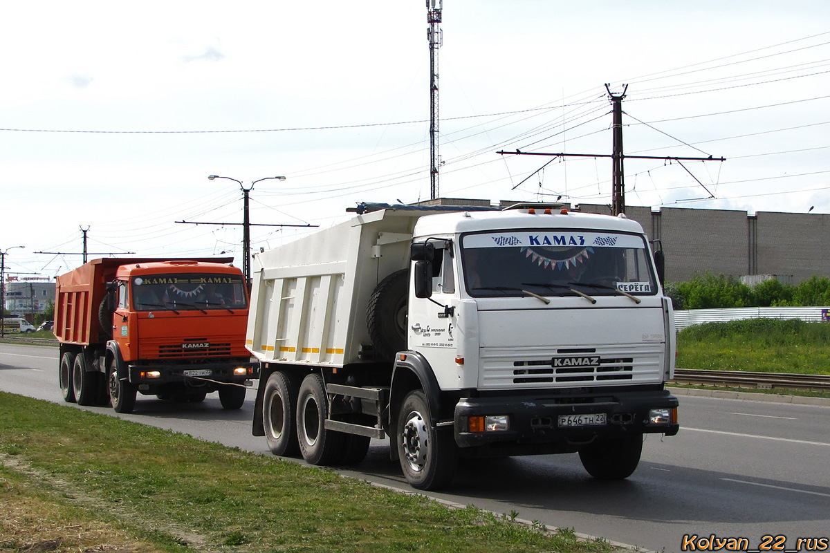 Алтайский край, № М 822 ТН 22 — КамАЗ-65115-13 [65115N]; Алтайский край, № Р 646 ТН 22 — КамАЗ-65115 [651150]