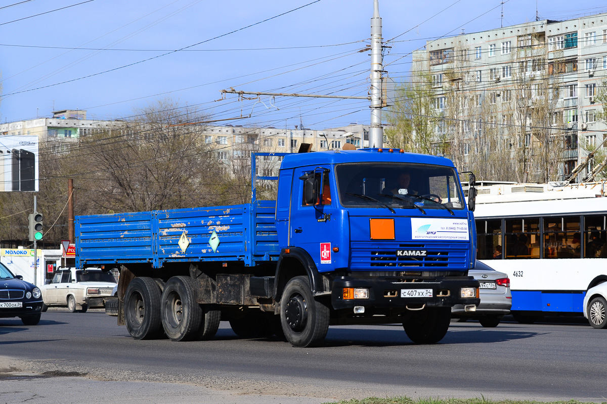 Волгоградская область, № С 407 ХХ 34 — КамАЗ-53215-15 [53215R]