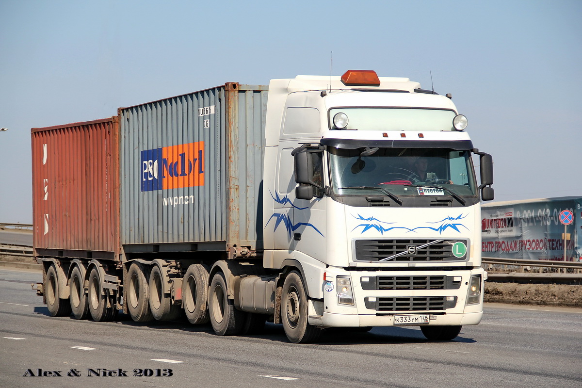 Санкт-Петербург, № К 333 УМ 178 — Volvo ('2002) FH-Series