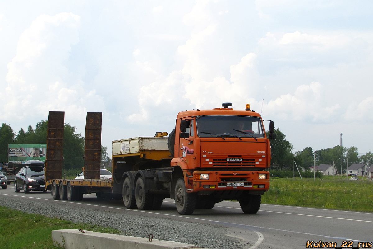 Омская область, № О 907 КЕ 55 — КамАЗ-65225-22 [65225Y]